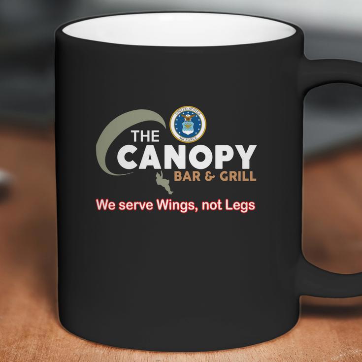 The Canopy Bar And Grill We Serve Wings Not Legs Coffee Mug