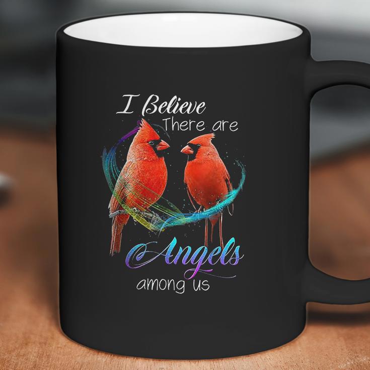 Cardinal Bird I Believe There Are Angels Among Us Coffee Mug