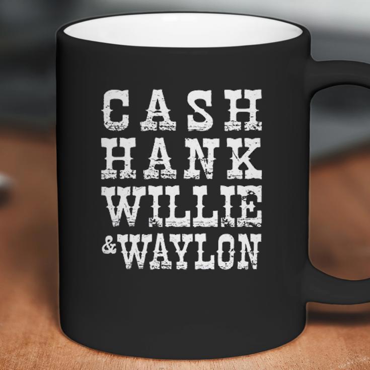 Cash Hank Willie Waylon Triblend Coffee Mug