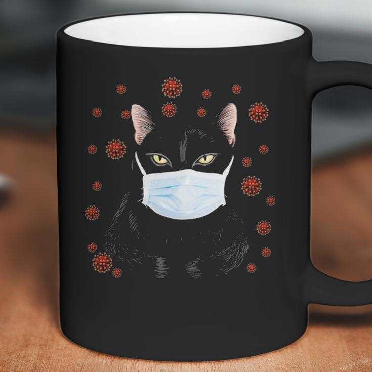 Cat Is Wearing Mask Face Anti Virus Coffee Mug