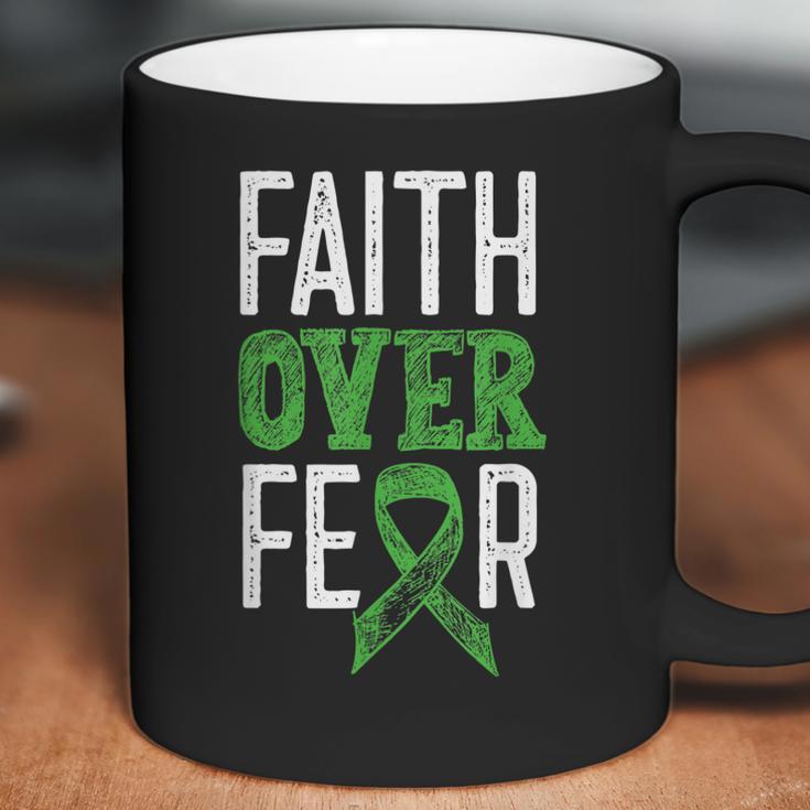 Cerebral Palsy Awareness Month Faith Over Fear Brain Damage Coffee Mug