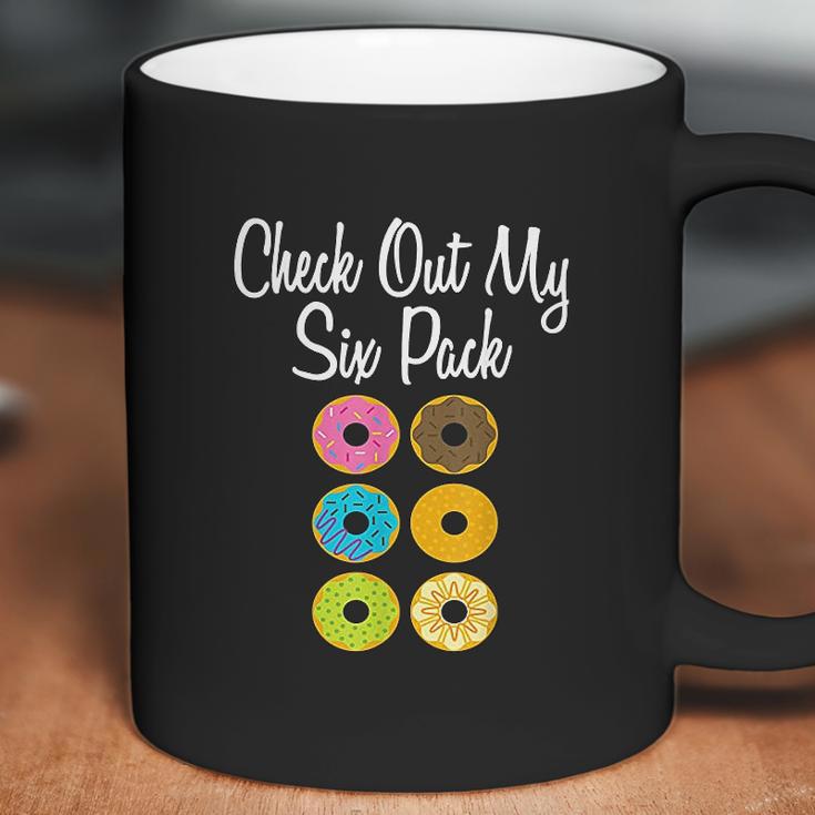 Check Out My Six Pack Funny Donut Ab Fake Muscle Coffee Mug