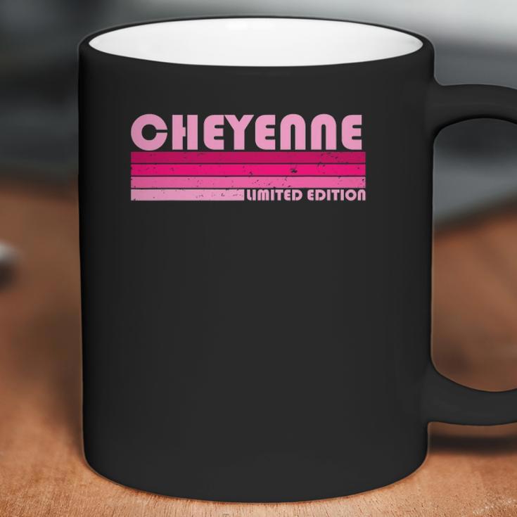 Cheyenne Name Personalized Retro Vintage 80S 90S Birthday Coffee Mug