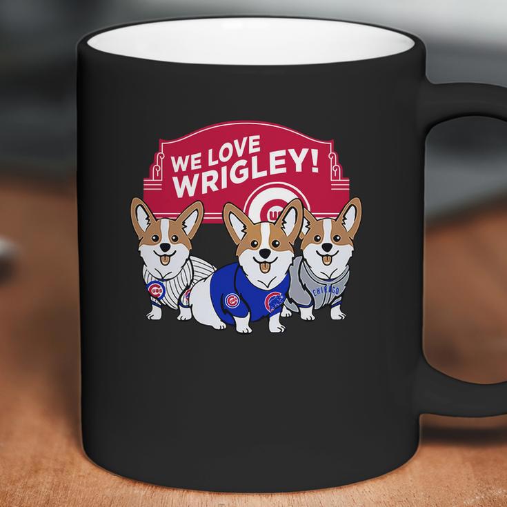 Chicago Cubs Corgi We Love WrigleyShirt Hoodie Sweater Coffee Mug