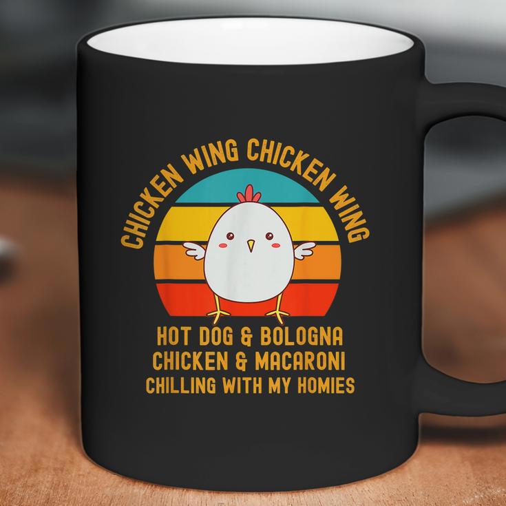 Chicken Wing Chicken Wing Song Lyric Hot Dog Bologna Retro Vintage Coffee Mug