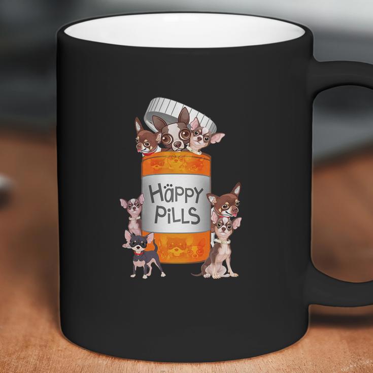 Chihuahua Funny Happy Pill Coffee Mug