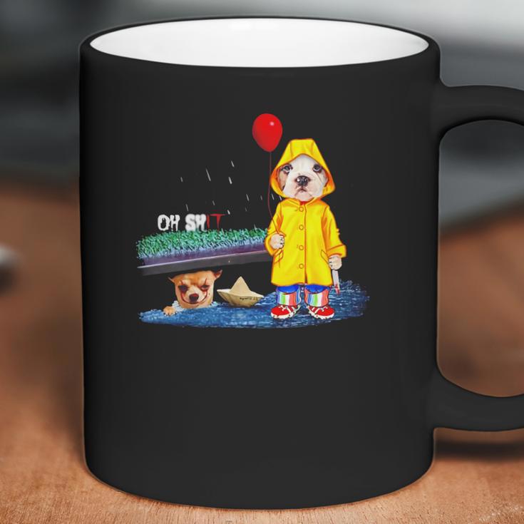 Chihuahua Oh Shit Pitbull Pennywise It Shirt Coffee Mug