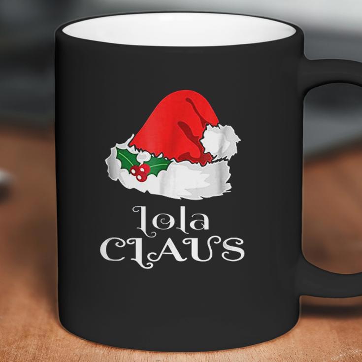 Christmas Lola Claus Matching Pinay Pajama Santa Hat Coffee Mug