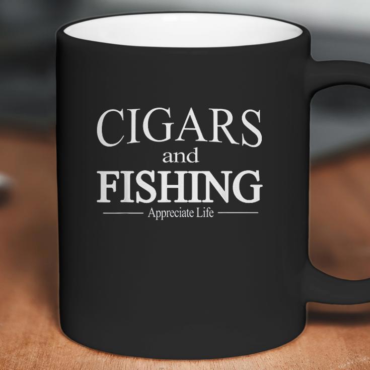 Cigars And Fishing For Cigar Smokers Coffee Mug