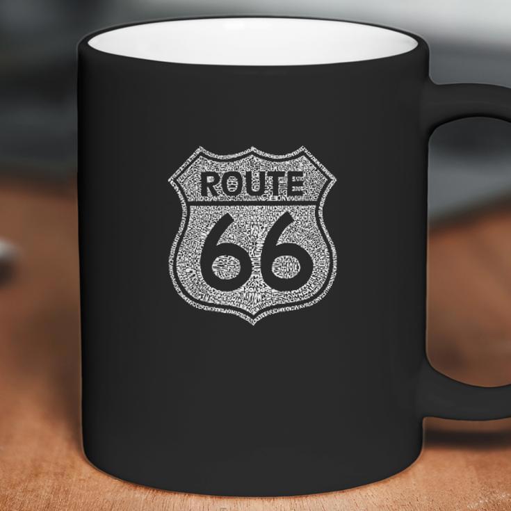 Cities Along Route 66 Coffee Mug