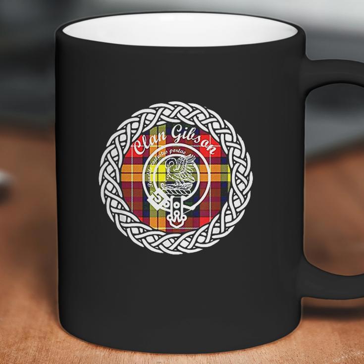 Clan Gibson Surname Last Name Scottish Tartan Crest Coffee Mug