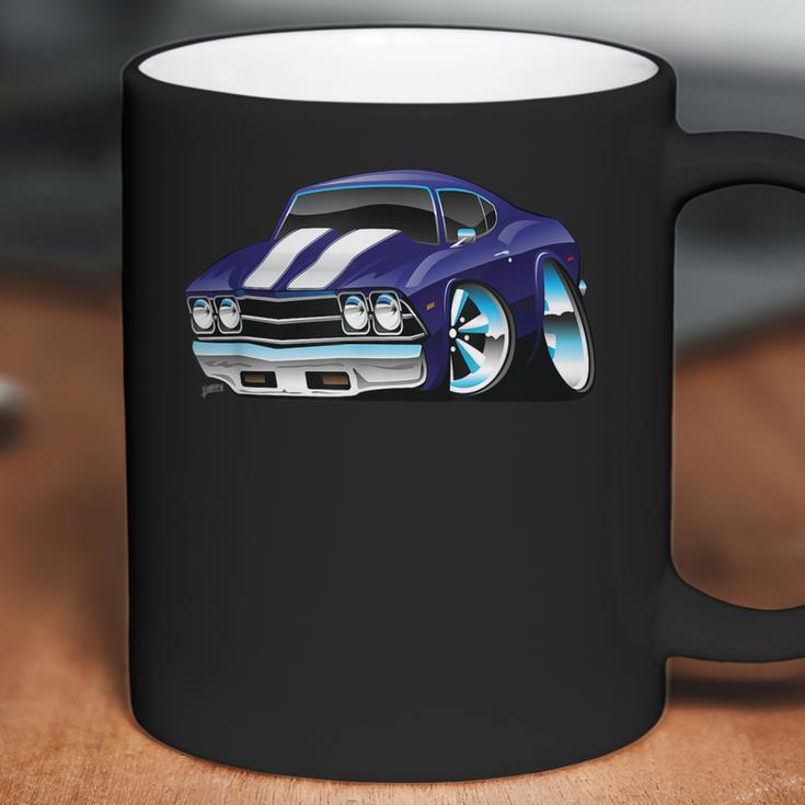 Classic Sixties Muscle Car Funny Hot Rod Cartoon Coffee Mug