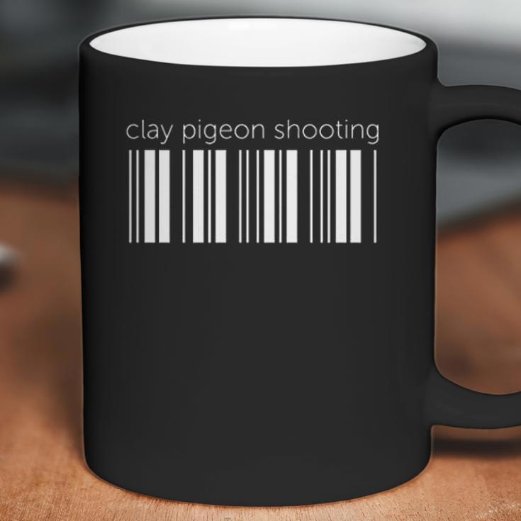 Clay Pigeon Shooting Lower Barcode Coffee Mug