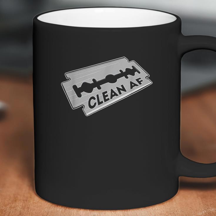 Clean Af Razor Blade Barber Coffee Mug