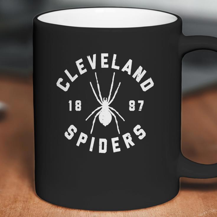 Cleveland Spiders Vintage Tee White Print Coffee Mug