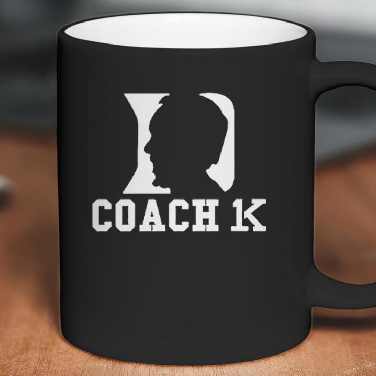 Coach K Face 1000 Wins Coffee Mug