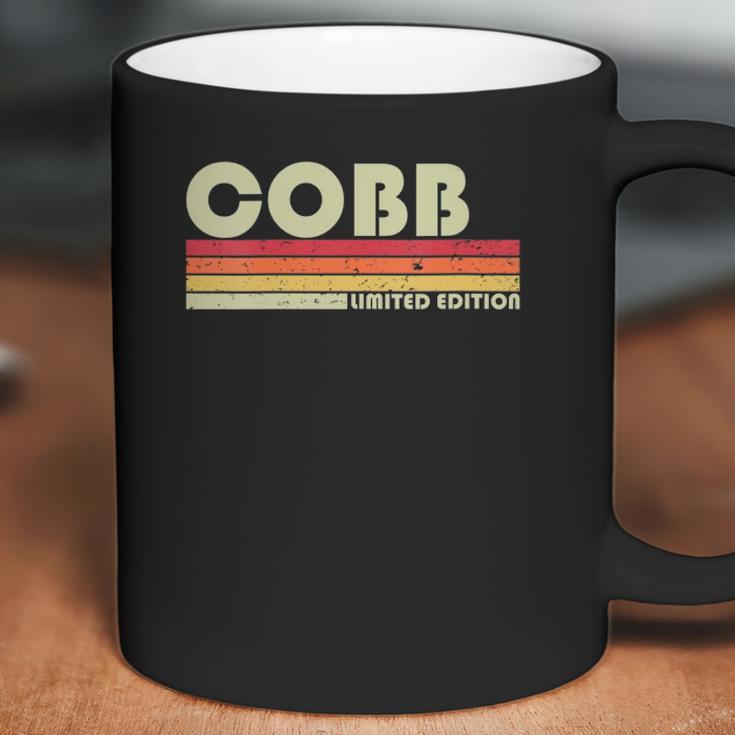 Cobb Surname Funny Retro Vintage 80S 90S Birthday Reunion Coffee Mug