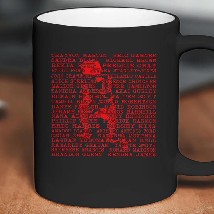 Colin Kaepernick And Names Of Police Brutality Victims Coffee Mug