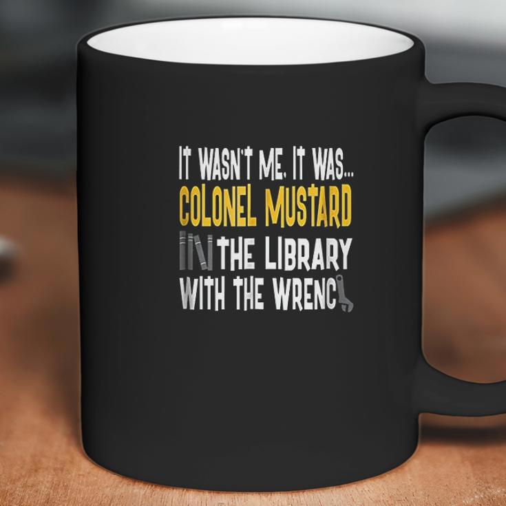 Colonel Mustard Library Wrench Coffee Mug