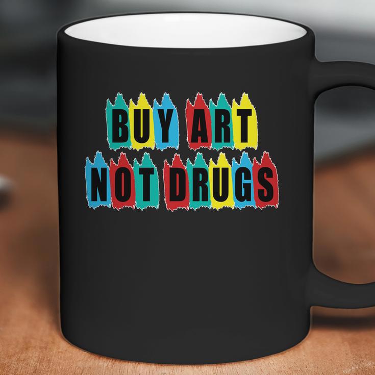 Colorful Buy Art Not Drugs Logo Coffee Mug