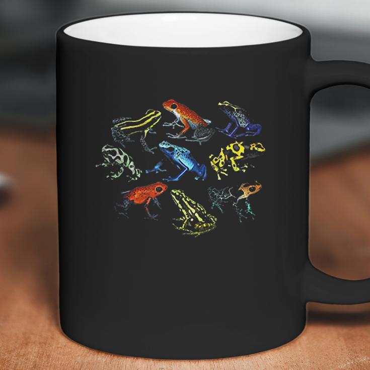 Colorful Collection Of Poison Dart Frogs Beautiful Nature Coffee Mug