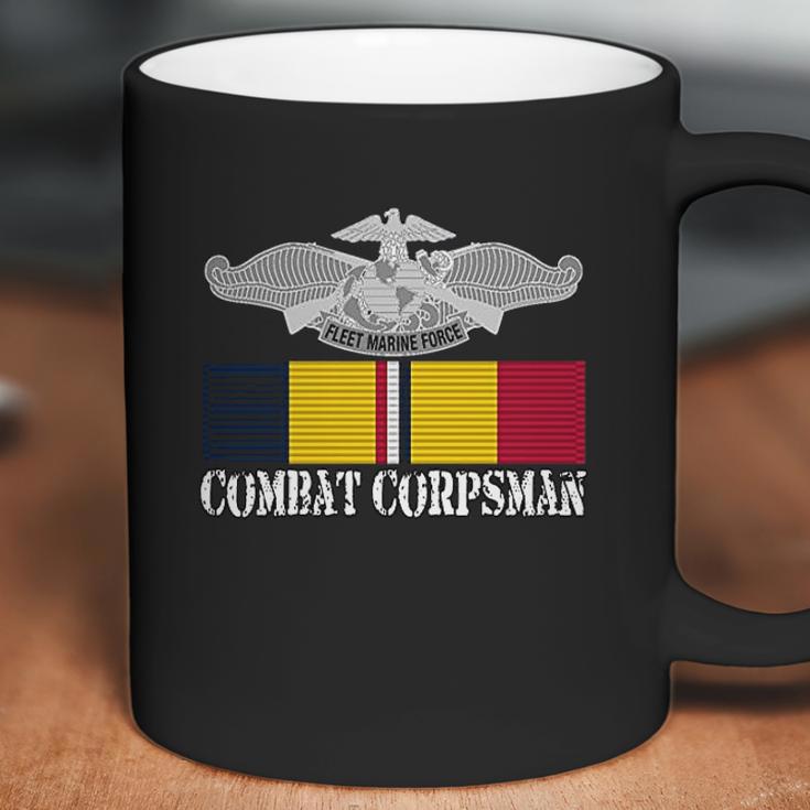 Combat Corpsman Action Ribbon Fmf Veteran Coffee Mug