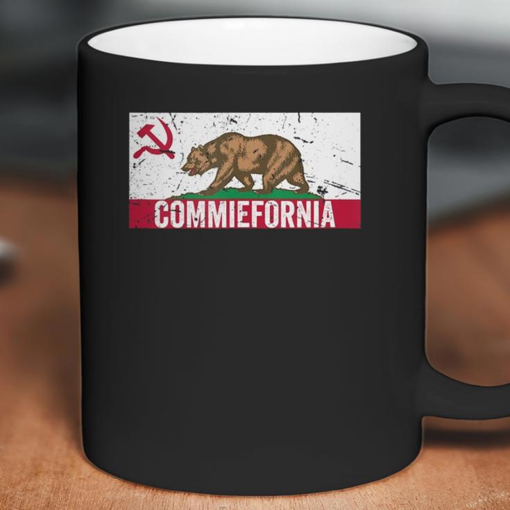 Commiefornia Funny Anti Marxist Communist California Flag Coffee Mug