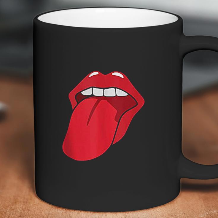 Cool Lips Bite Kiss Me Red Lips Mothers Day Gift Coffee Mug