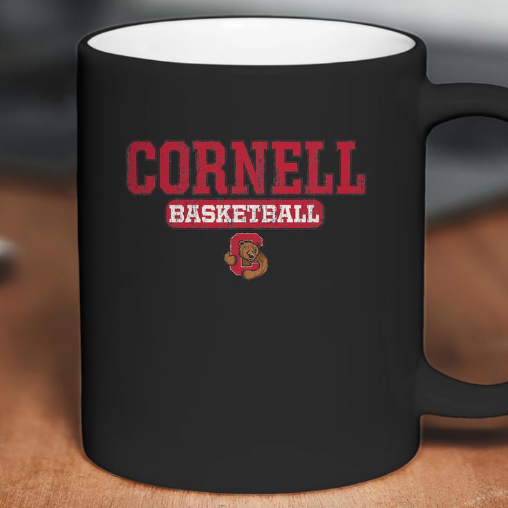 Cornell Big Red Basketball Icon Neutral Coffee Mug