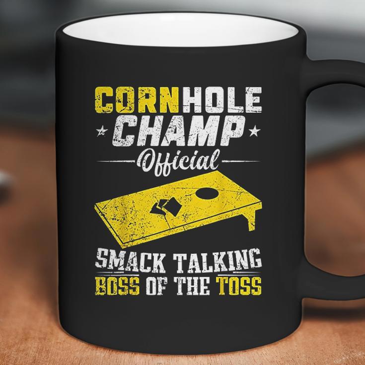 Cornhole Champion Gift Corn Hole Toss Boss Smack Talking Coffee Mug