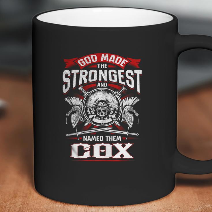 Cox God Made The Strongest And Named Them Cox -CoxShirt Cox Hoodie Cox Family Cox Tee Cox Name Cox Lifestyle Cox Shirt Cox Names Coffee Mug