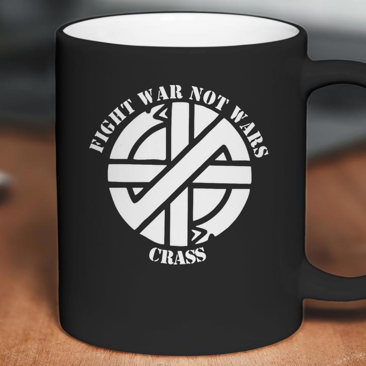 Crass Fight War Not Wars Anarcho Punk Rock Womens Hoodie Coffee Mug