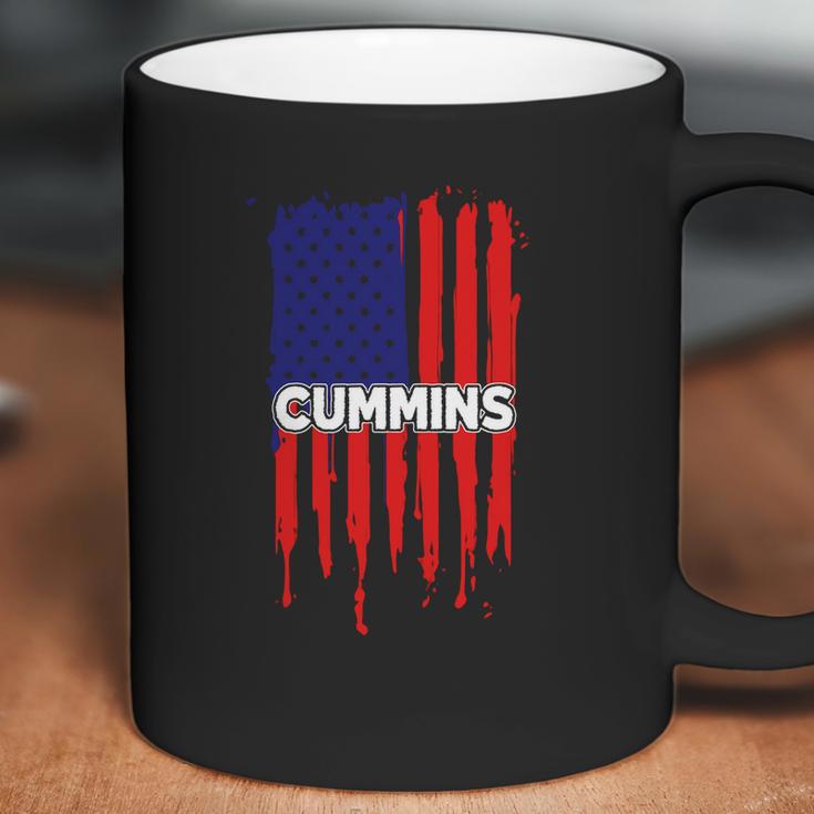 Cummins Usa Flag Tshirt Coffee Mug