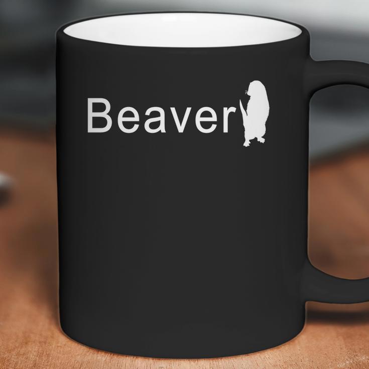 Cute Beaver Logo Coffee Mug