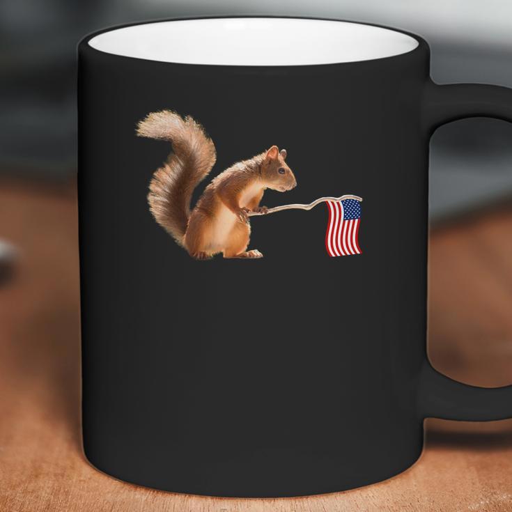 Cute Squirrel Usa Flag World War Champs July 4Th Coffee Mug