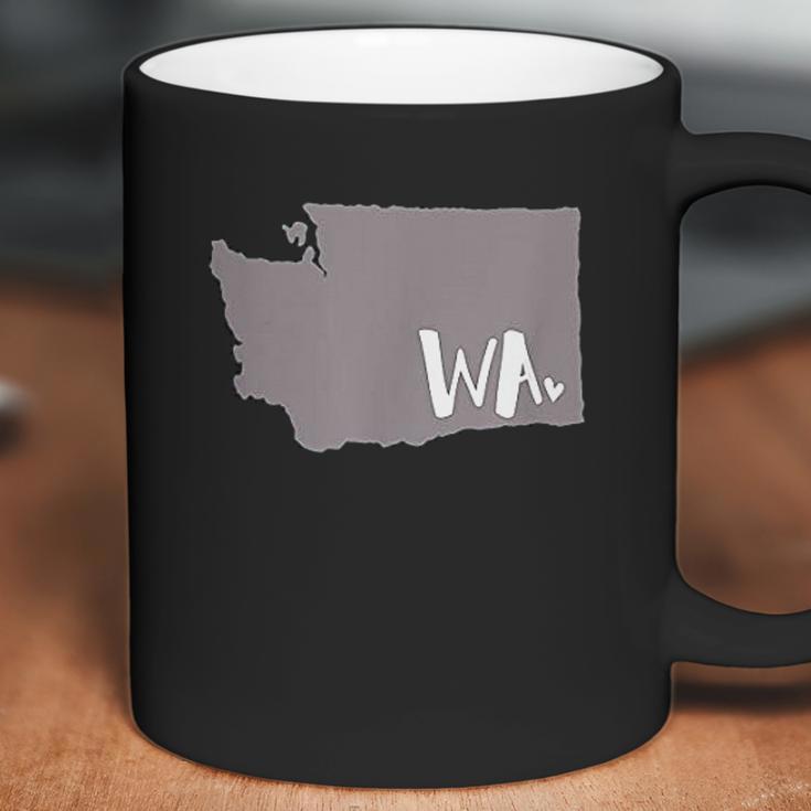 Cute Washington State Outline Gift From Wa Coffee Mug