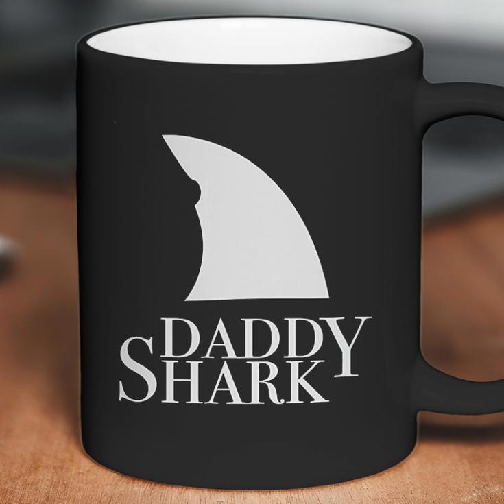 Daddy Shark Black Design Best Christmas Gifts For Dad Coffee Mug