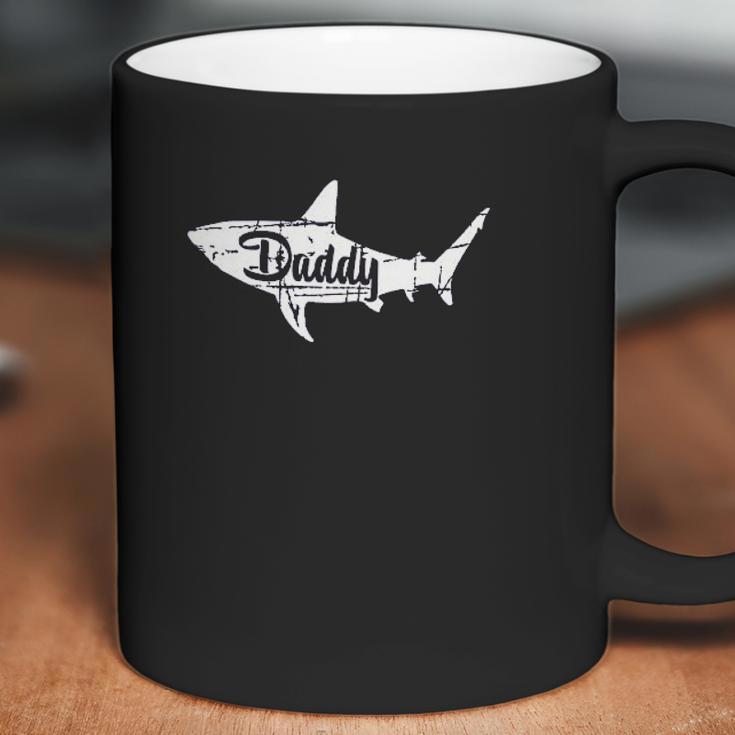 Daddy Shark Cute Art Dad Birthday Gifts Coffee Mug