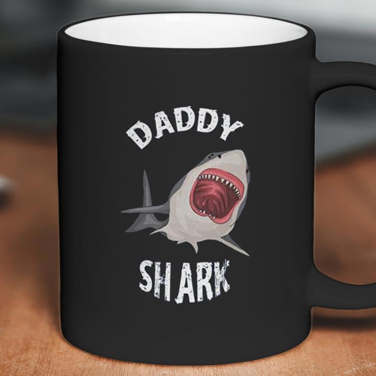 Daddy Shark In Danger Dad Birthday Gifts Coffee Mug