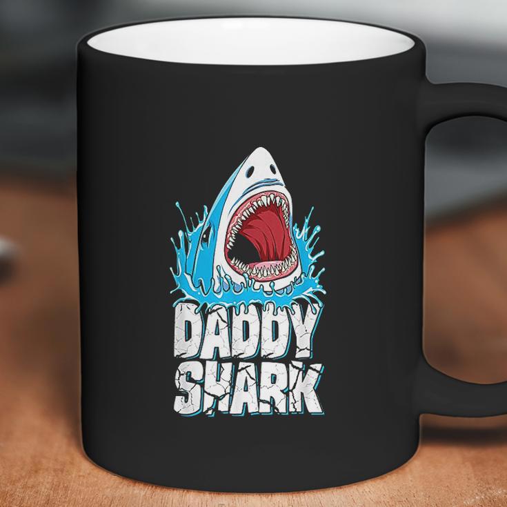 Daddy Shark Fathers Day Gifts Family Matching Dad Coffee Mug