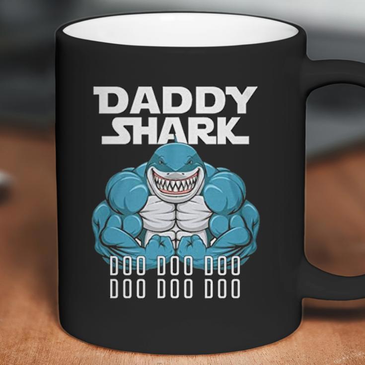 Daddy Shark Funny Cool Dad Coffee Mug