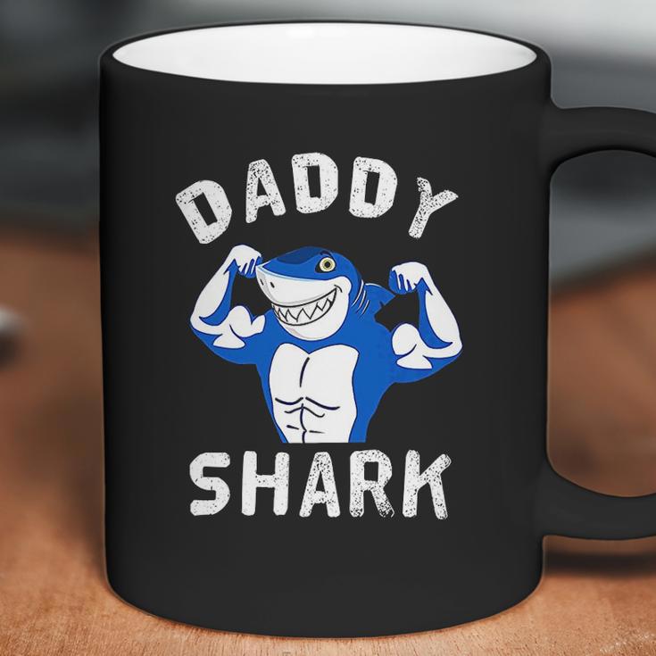 Daddy Shark Gym Lover Dad Birthday Gifts Coffee Mug