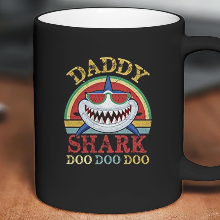 Daddy Shark Vintage Design Coffee Mug