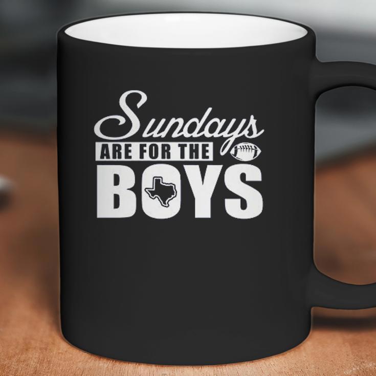 Dallas Football Fans Sundays Are For The Boys Football Gifts Coffee Mug