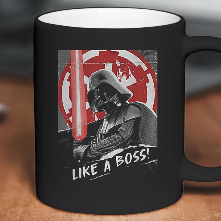 Darth Vader Like A Boss Funny Design Coffee Mug