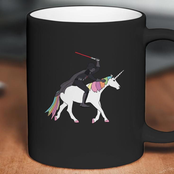 Darth Vader Is Riding The Unicorn Coffee Mug