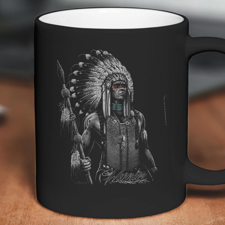 David Gonzales Mens Native American Indian Warrior Coffee Mug