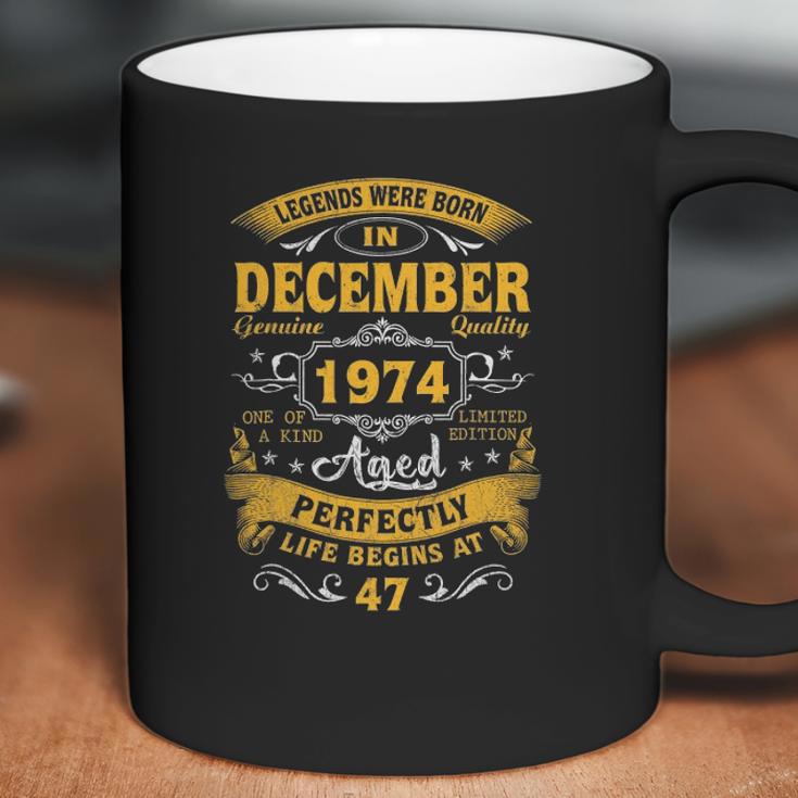 December 1974 47Th Birthday 47 Years Old Men Women Coffee Mug