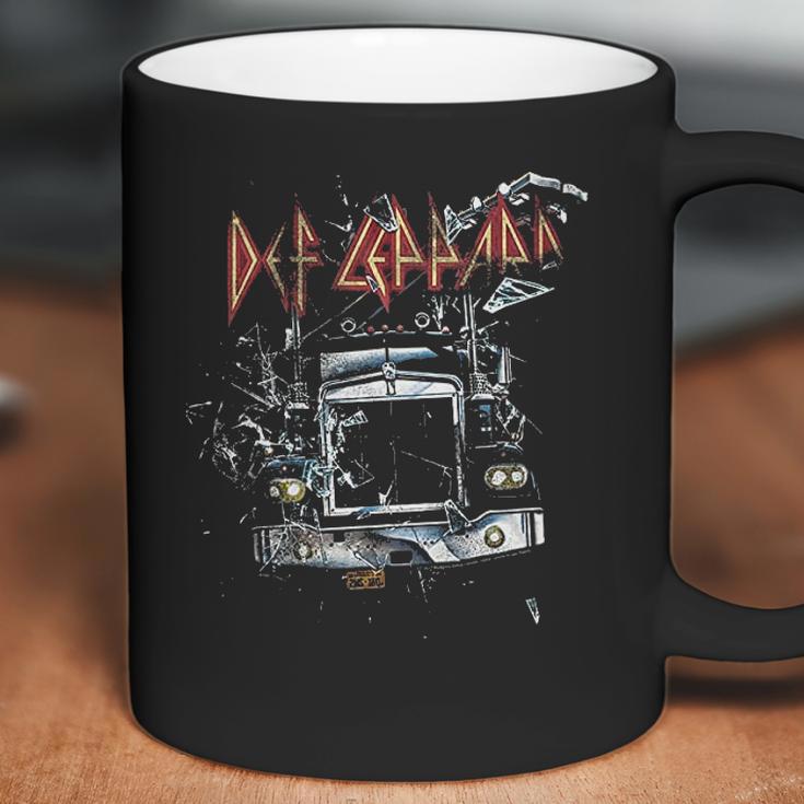 Def Leppard 80S Heavy Metal Band Rock N Roll Through The Glass Coffee Mug