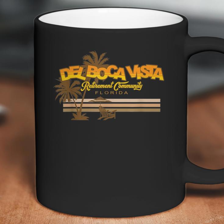 Del Boca Vista Retirement Community Retro Vintage Coffee Mug